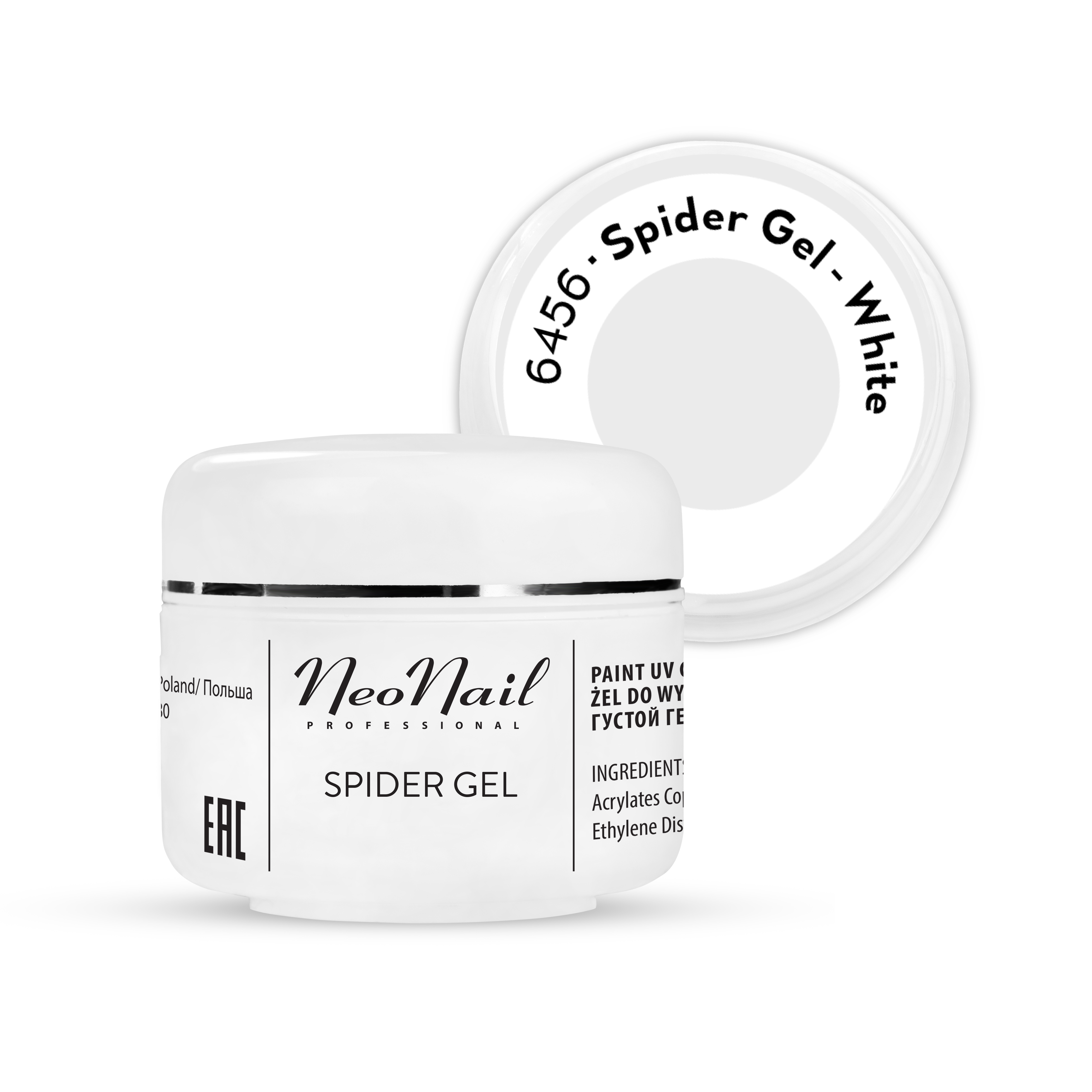 Гель-паутинка Spider Gel NeoNail 5мл White 6456 - neonail.ru Гель-паутинка Spider Gel NeoNail 5мл White 6456