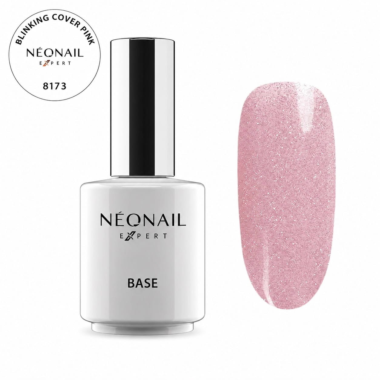 Базовое покрытие NEONAIL EXPERT 15мл Revital Base Fiber Blinking Cover Pink 8173