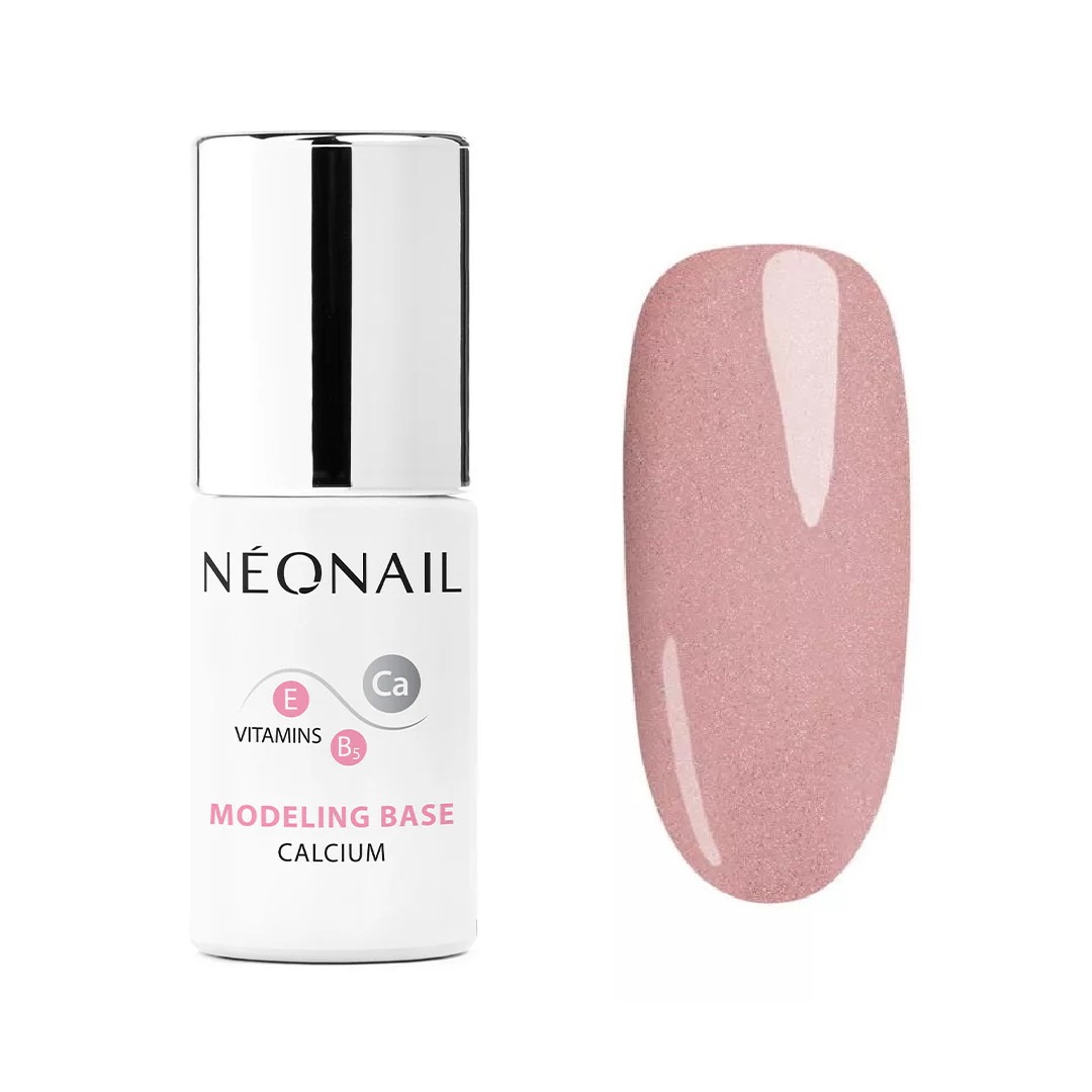 Базовое покрытие Modeling Base Calcium Bubbly Pink NEONAIL 7,2мл 8622-7